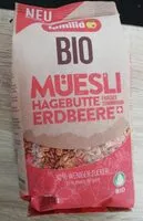 Mängden socker i Bio, Muesli fraise cynorodon