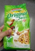 Mängden socker i Original swiss