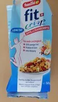 Mängden socker i Fit crisp pomme cranberry