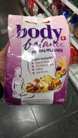Mängden socker i Body Balance : Müesli croquant avec céréales complètes et fruits