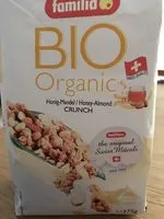 Mängden socker i Muesli Croquant Bio Miel Et Amandes