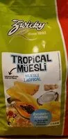 Mängden socker i Tropical Müesli