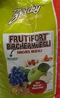 Mängden socker i Bircher muesli