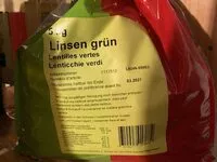 Mängden socker i Linsen grün