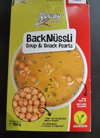 Mängden socker i BackNüssli soup&snack pearls