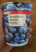Mängden socker i Yogourt myrtille