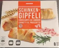 Mängden socker i Croissants au jambon