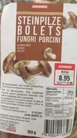 Mängden socker i Denner Steinpilze Boletus Funghi Porcini