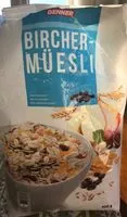 Mängden socker i Birchermüesli