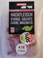 Mängden socker i Viande hachée melangée