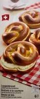 Mängden socker i Laugenbretzel gefüllt mit Meersalzbutter (6 Stück)