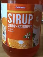 Mängden socker i Sirup Sirop Sciroppo Orange