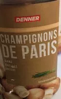 Mängden socker i Champignons de paris entier