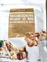 Mängden socker i Mélange de noix