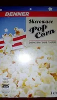 Mängden socker i Microwave Pop Corn salé