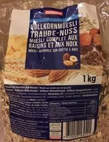Mängden socker i Muesli complet aux raisins et aux noix