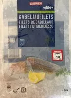 Mängden socker i Filets de cabillaud