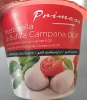 Mängden socker i Mozzarella di Bufala Campana DOP