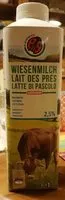 Mängden socker i Lait des prés