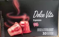 Mängden socker i Dolce vita Espresso