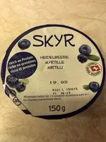 Mängden socker i Skyr myrtille