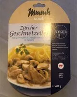 Mängden socker i Emincé zurichois