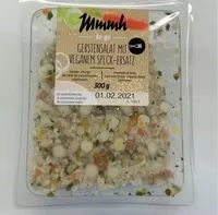 Mängden socker i Gerstensalat mit veganem speck-ersatz