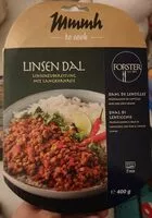 Mängden socker i Dahl de lentilles