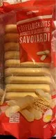Mängden socker i Biscuits a la cuillere