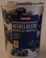 Mängden socker i Heidelbeere Joghurt