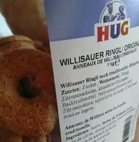 Mängden socker i Anneaux de Willisau