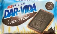 Mängden socker i Dar.vida choco noir