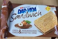 Mängden socker i Sandwich Choco & Noisettes Crème
