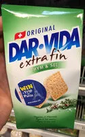 Mängden socker i ORIGINAL DAR-VIDA extra fin THYM & SEL