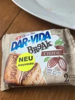 Mängden socker i Dar-vida Break Choco