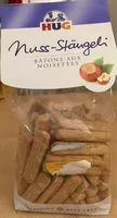Mängden socker i Bâtons aux noisettes