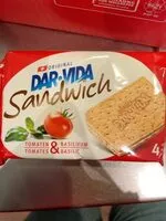 Mängden socker i Sandwich tomaten&basilikum