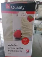 Mängden socker i Creme entière