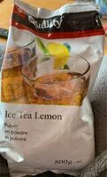 Mängden socker i Ice tea lemon en poudre