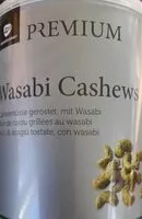 Mängden socker i Wasabi Cashews
