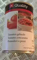Mängden socker i Tamates concassées