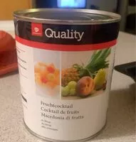 Mängden socker i Coktail de fruits