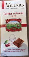 Mängden socker i PUR CHOCOLAT SUISSE Larmes de Kirsch LAIT