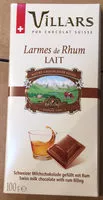 Mängden socker i Larmes de Rhum Lait