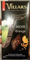 Mängden socker i Noir Orange collection dégustation