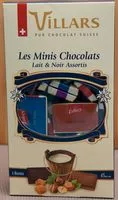 Mängden socker i Les Minis Chocolats Lait & Noir Assortis