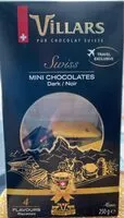 Mängden socker i Mini chocolates dark/noir