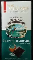 Mängden socker i Chocolat noir rhum de la barbade