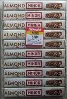 Mängden socker i Almond
