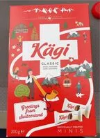 Mängden socker i Kagi Mini Swiss Milk Chocolate Gift Box